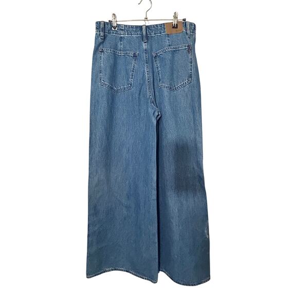 NEW Madewell Women's Wide Sweep Denim Jeans Size 27 Java Wash Preppy - Picture 4 of 12